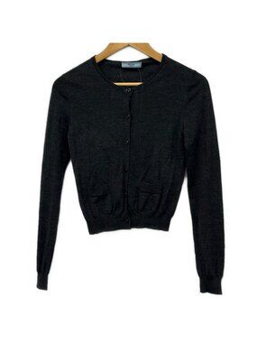 Prada Cardigan Dark Gray